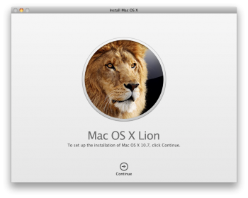 Mac OS X Lion - Installatie Programma