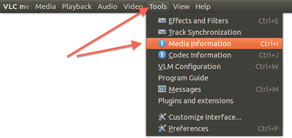 VLC - Toegang tot metadata