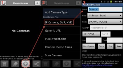 IP Cam Viewer opzetten