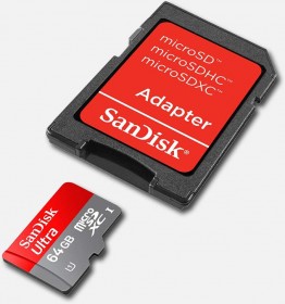 Micro SD kaart en SD kaart adapter