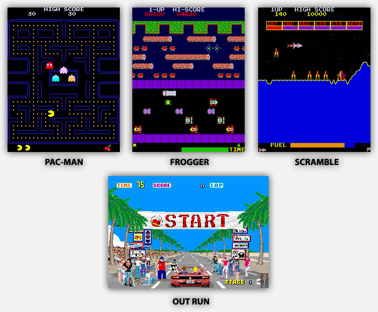MacOS X MAME - Een aantal voorbeeld games
