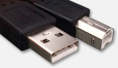 USB Kabeltje met een Type-A en Type-B aansluiting