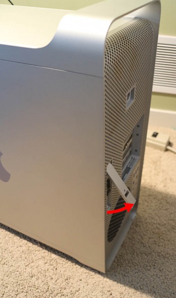 Het openen van een Mac Pro