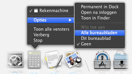 MacOS X - Definieer gewenst bureaubladen locaties