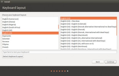 Ubuntu - Kies de layout van het toetsenbord