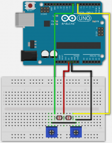 2 LDR's aan een Digitale Arduino pin