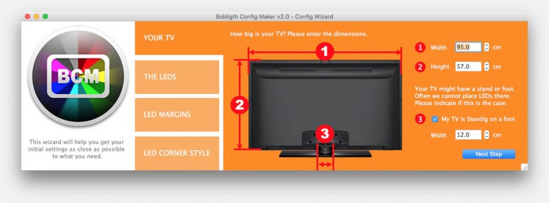 Boblight Config Maker v2 - Wizard