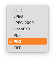 Ondersteunde Export Formaten